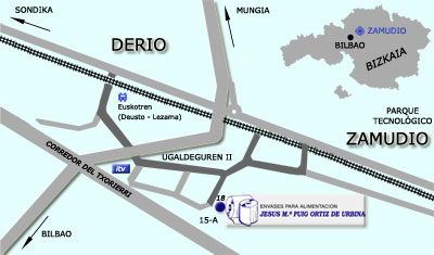 Ubicación Envases Alimentarios Jesús María Puig de Urbina